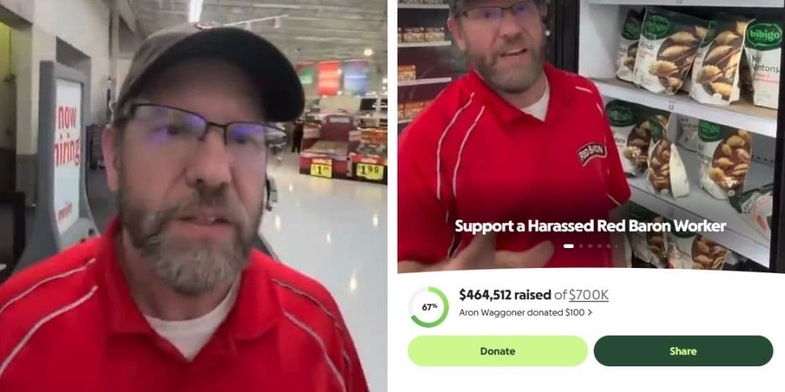 Red Baron employee, GoFundMe