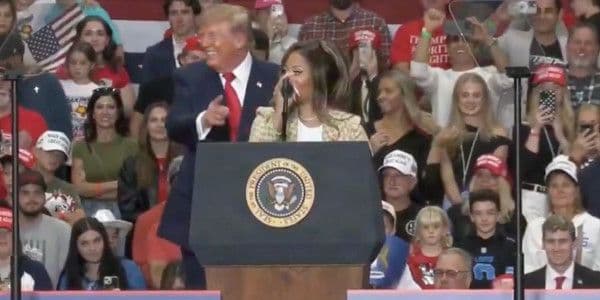 Nicki Minaj joins Trump at Michigan rally, urges Americans to vote Republican for a brighter future