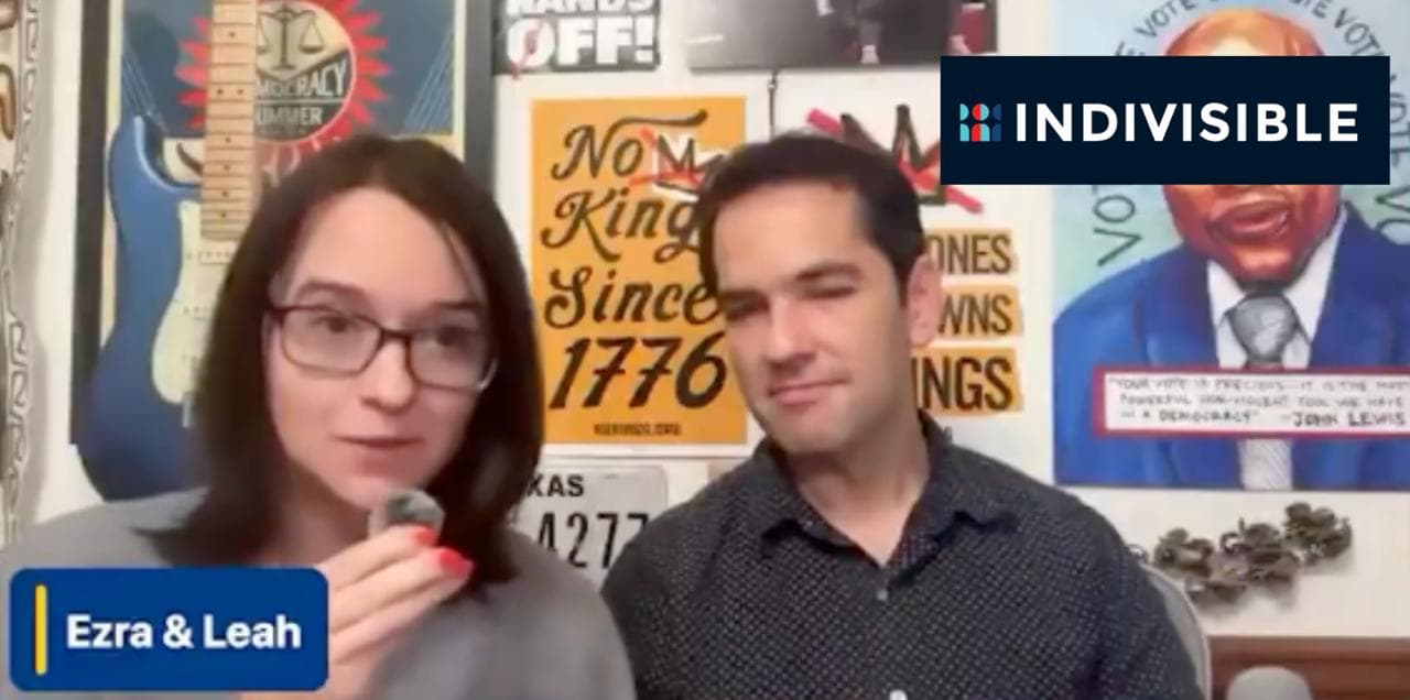Ezra Levin, Leah Greenberg, Indivisible